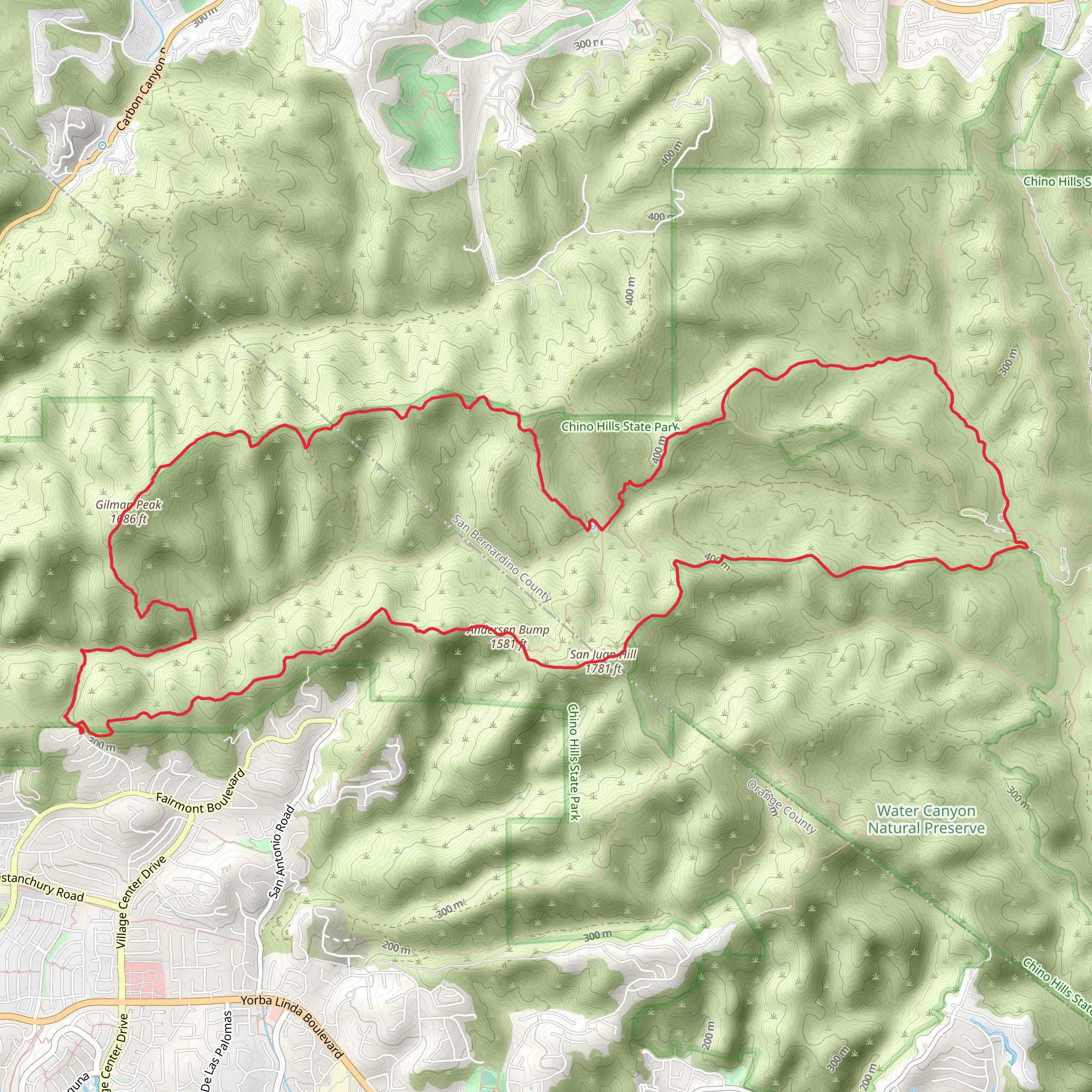 South Ridge Trail, Raptor Ridge Trail and North ridge Loop Trail mobile static map