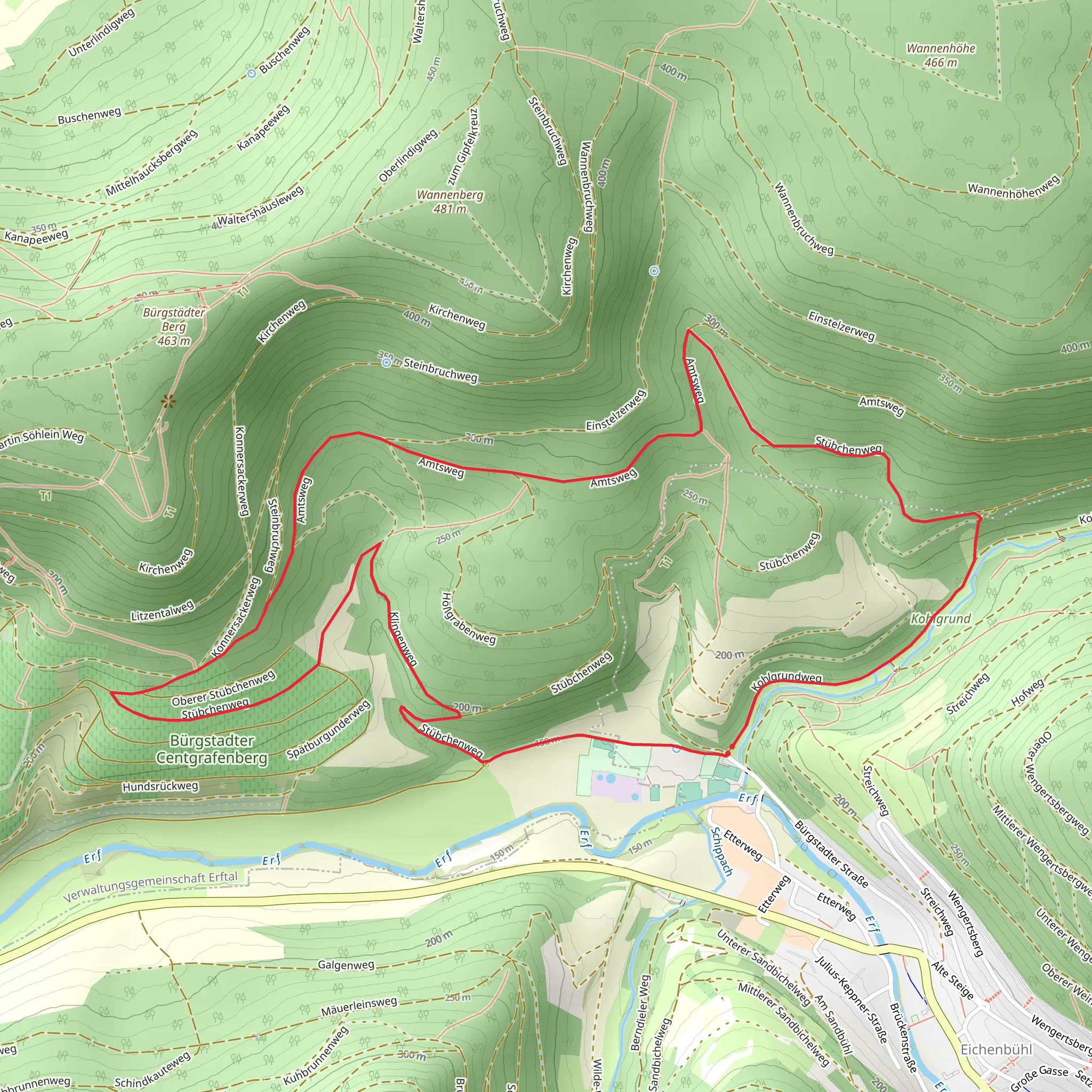 Heunefasser Loop mobile static map