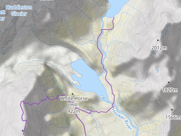 Map of Maxwell Falls Loop Trail, Jefferson County