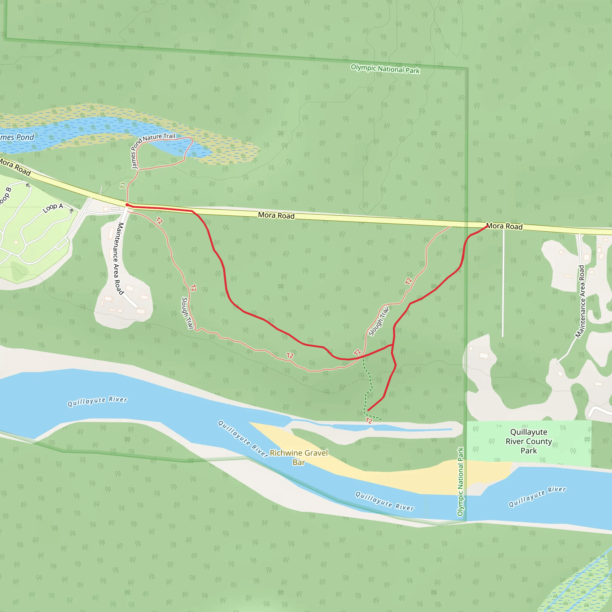 Slough Trail mobile static map
