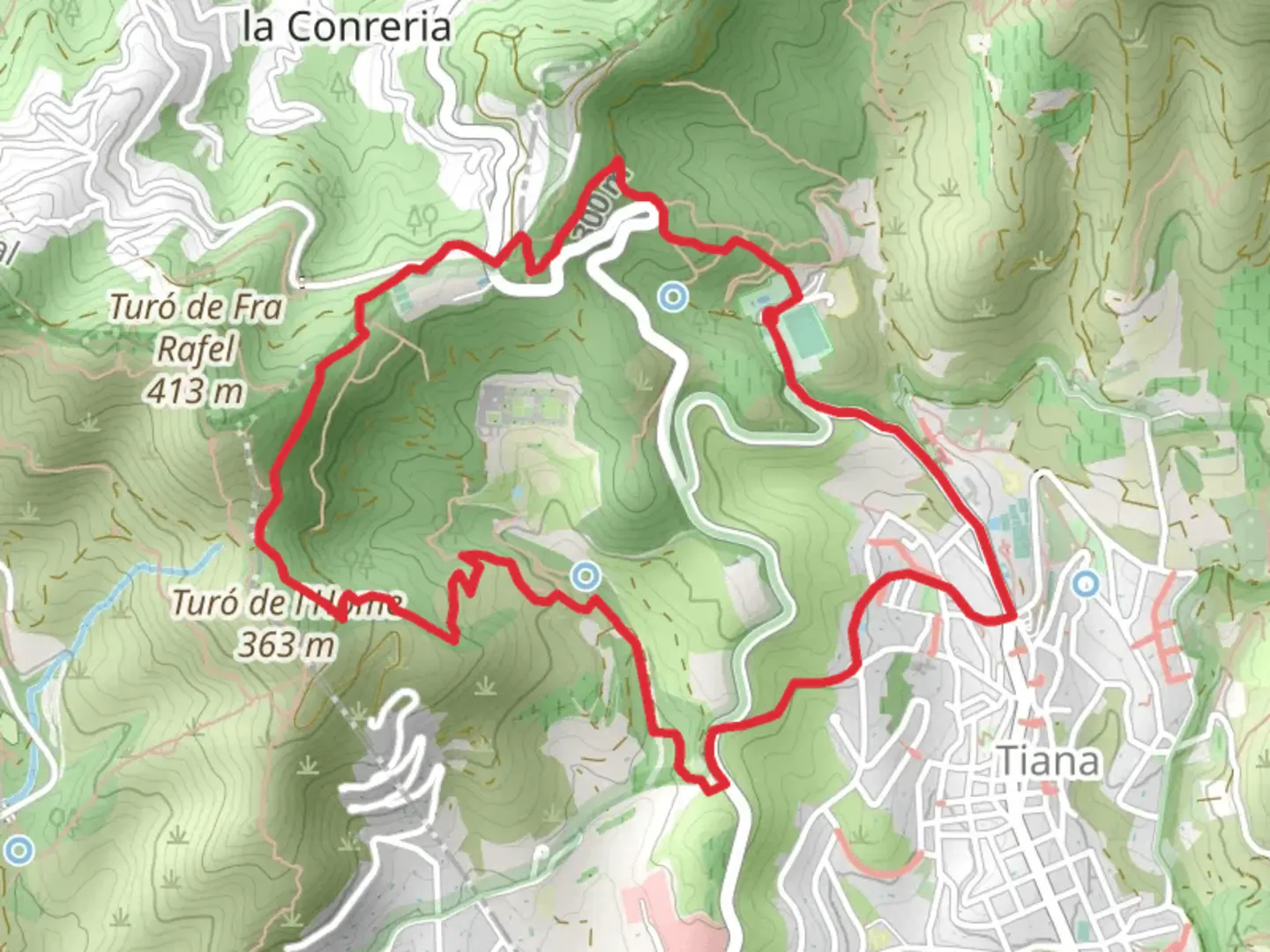 An image depicting the trail The Vall de Montalegre SL C 145 and its surrounding area.