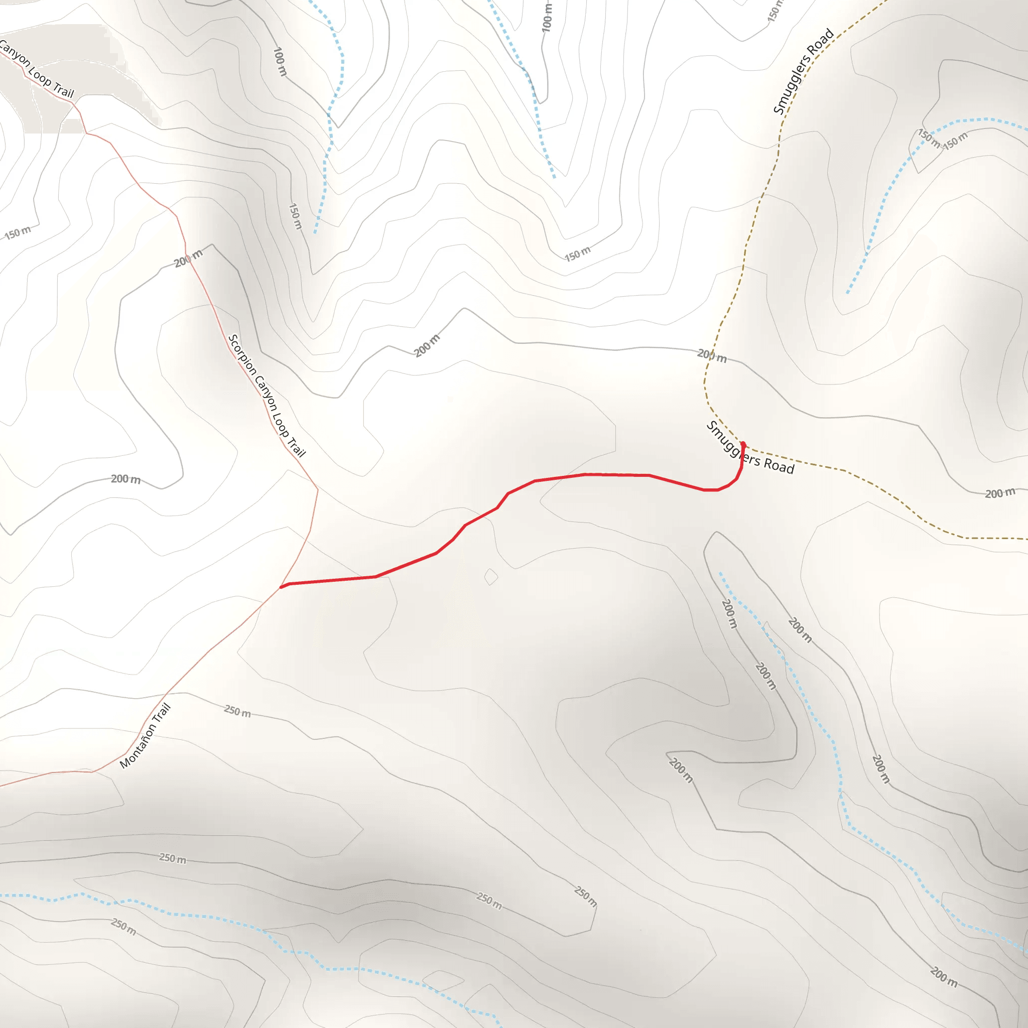 Oil Well Trail mobile static map