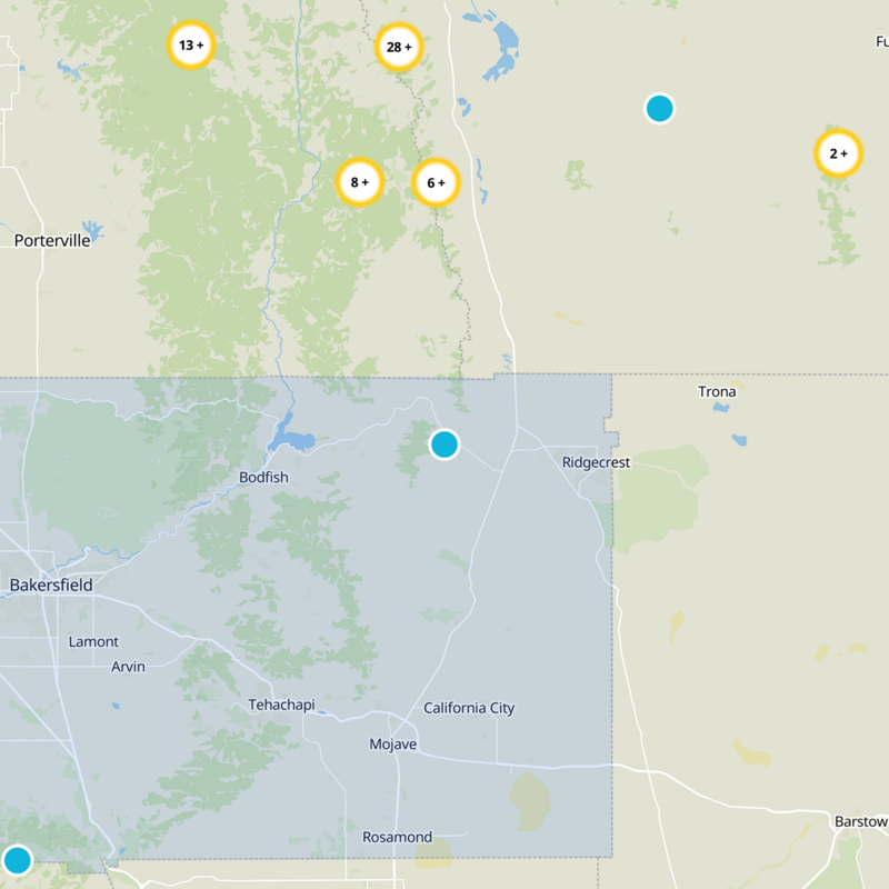 Kern County Static Map