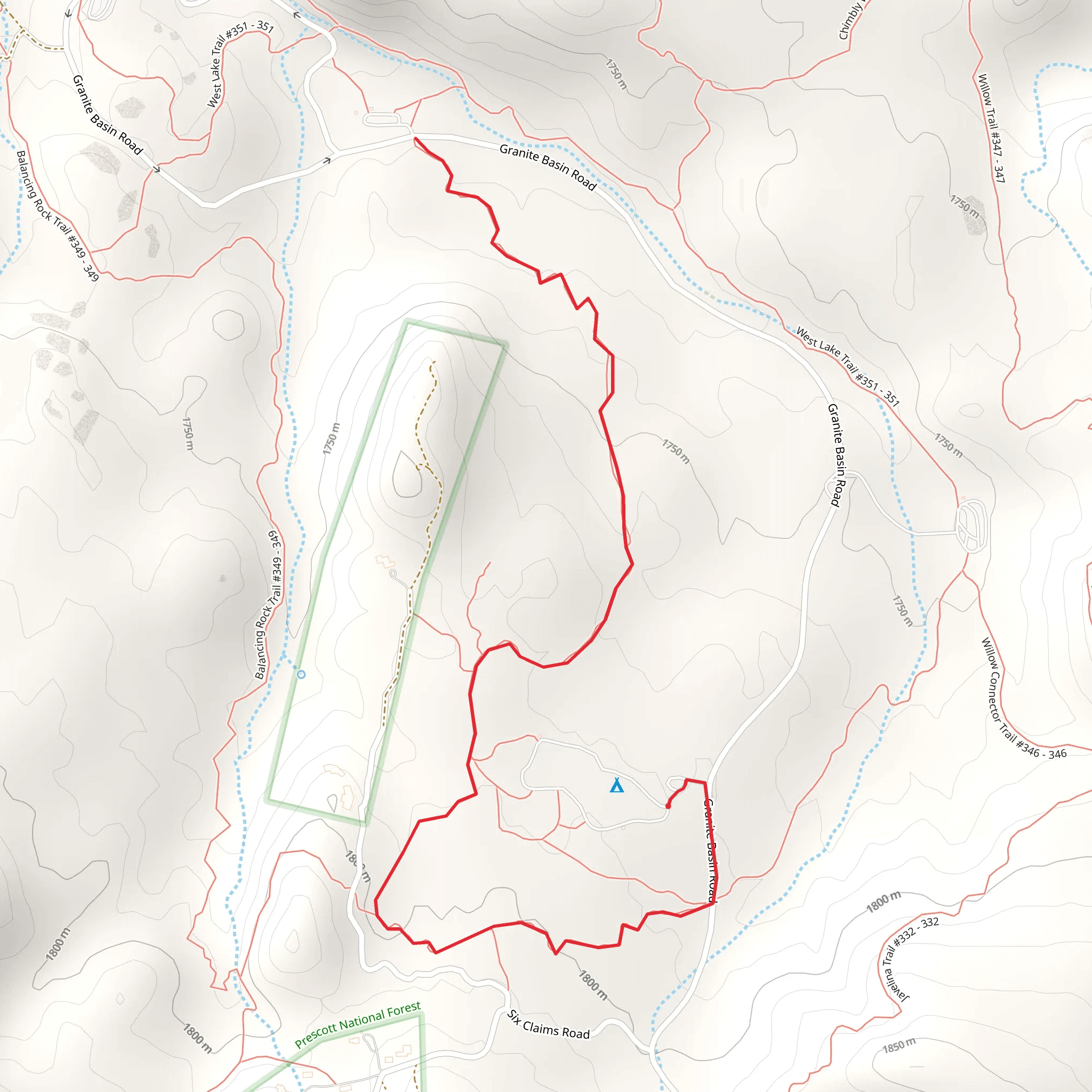 Surprise Spring mobile static map