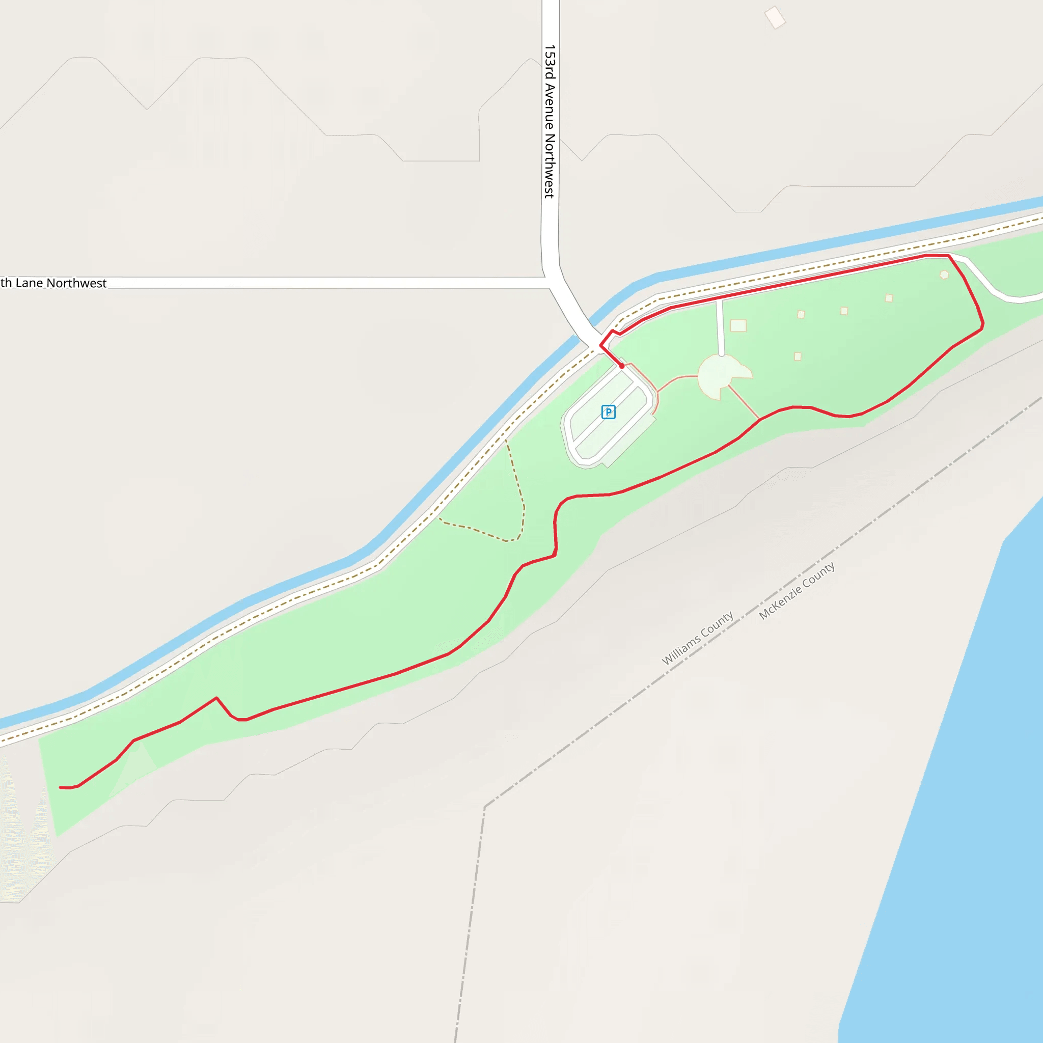 Missouri-Yellowstone Confluence Walk mobile static map