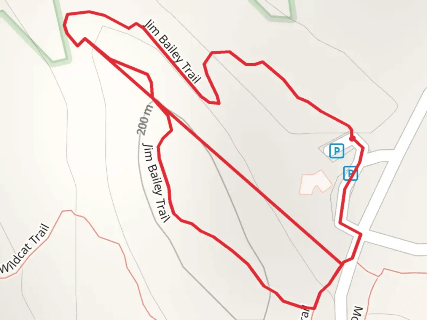 An image depicting the trail Jim Bailey Loop Trail and its surrounding area.