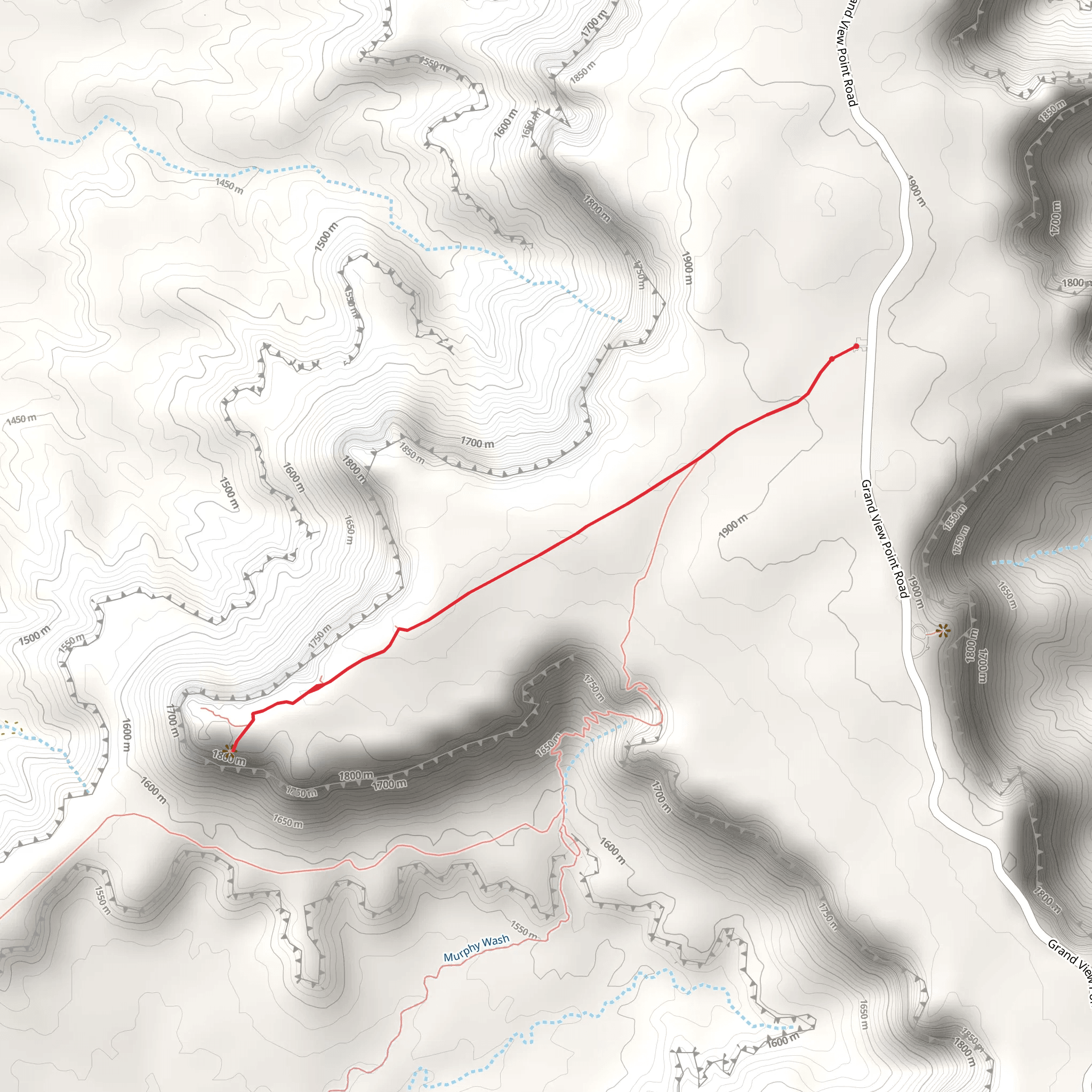 Murphy Point Trail mobile static map