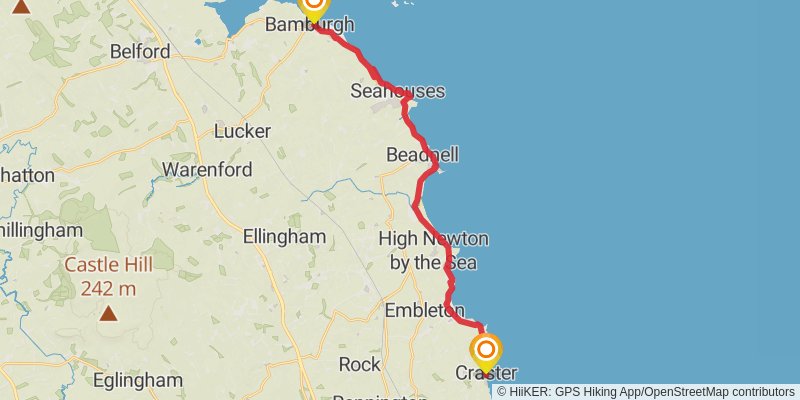 Reiver's Way stage 12 Map