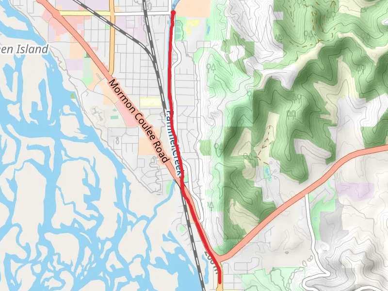 Pammel Creek Trail from Ward Avenue