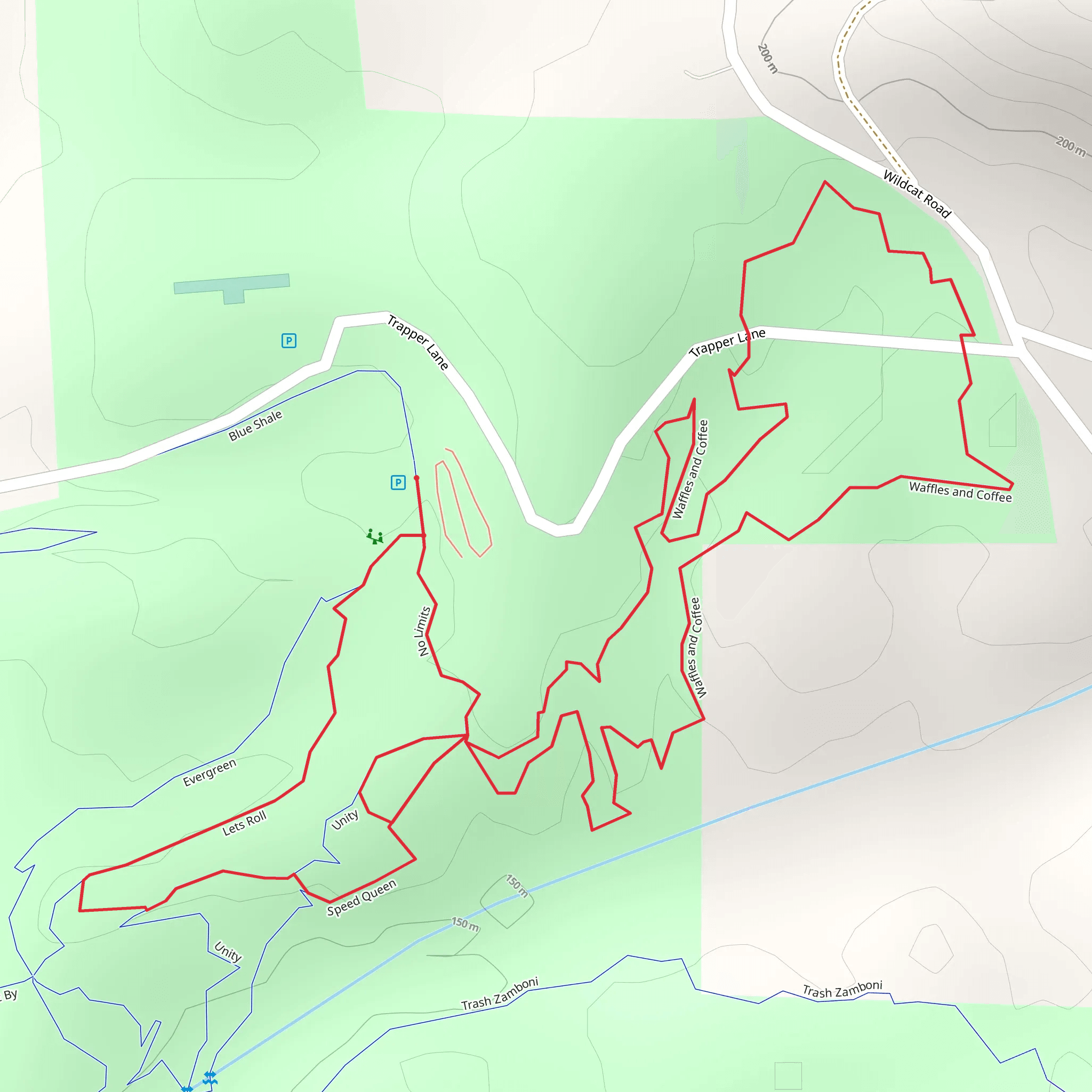 Lets Roll, Speed Queen and Waffles and Coffee Loop mobile static map