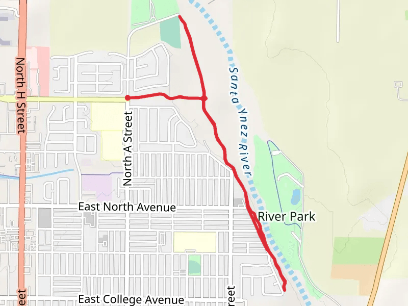 Riverside Path - Santa Ynez River