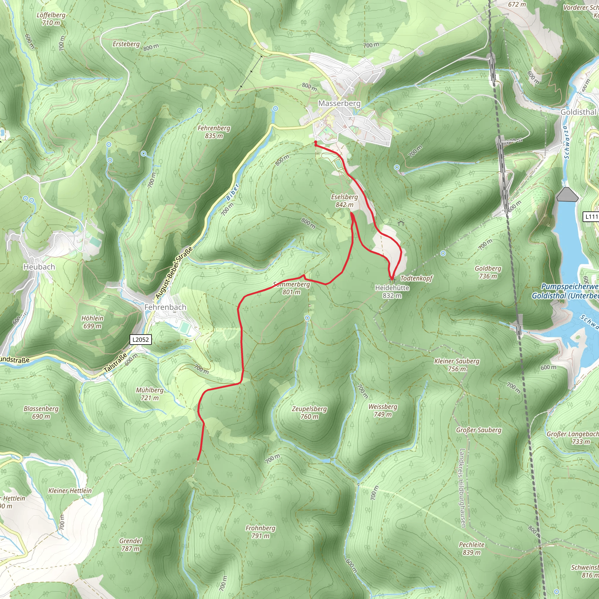 Sommerberg Walk mobile static map