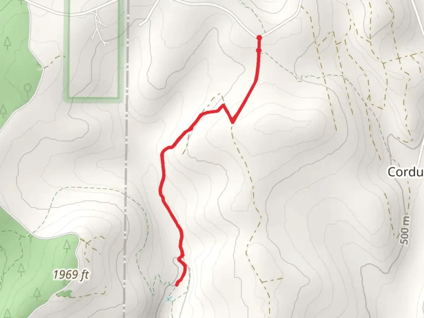 An image depicting the trail SCHT - Segment 11 Trail and its surrounding area.