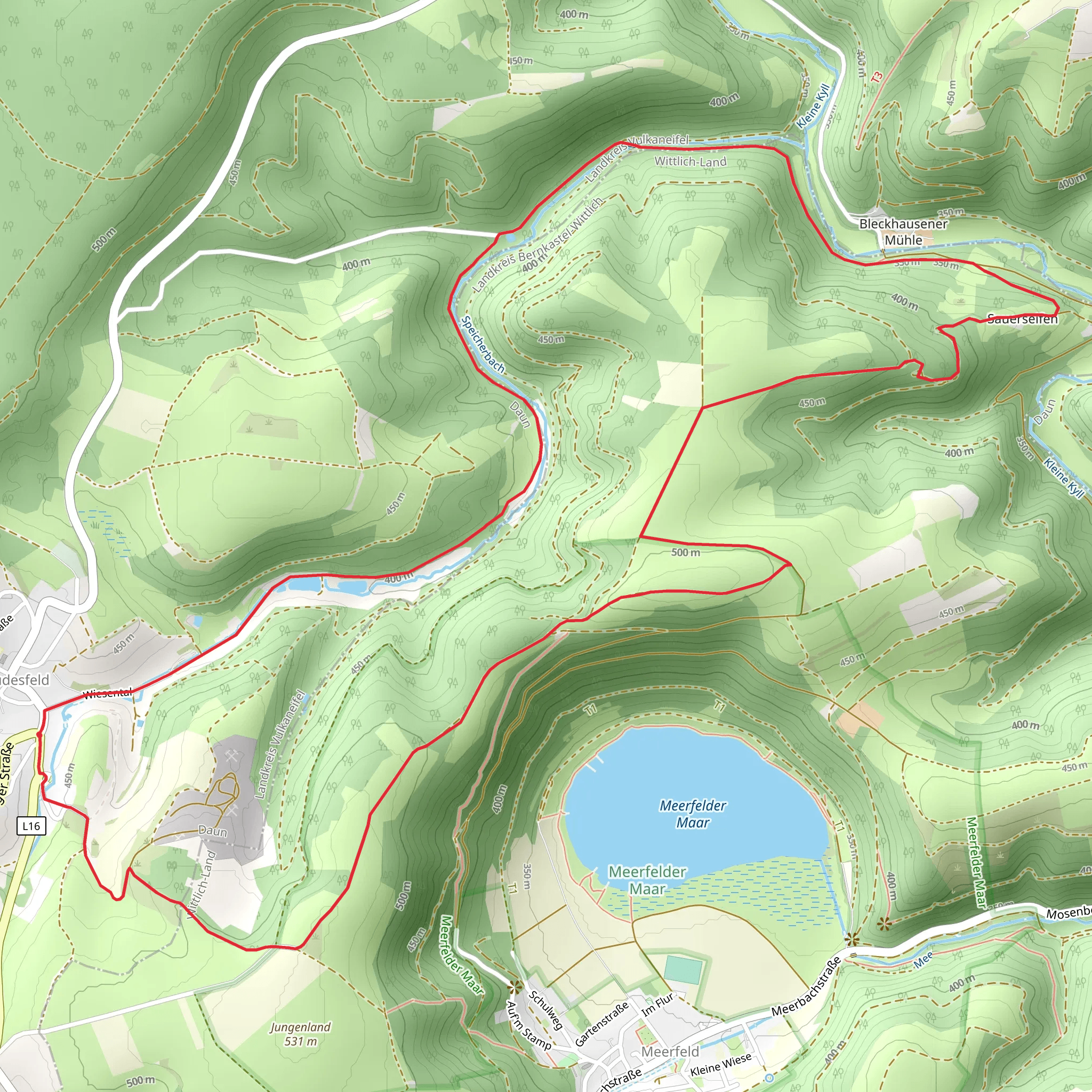 Speicherbach via VulkaMaar Pfad mobile static map