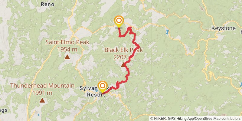 Lost Cabin Loop stage 2 Map