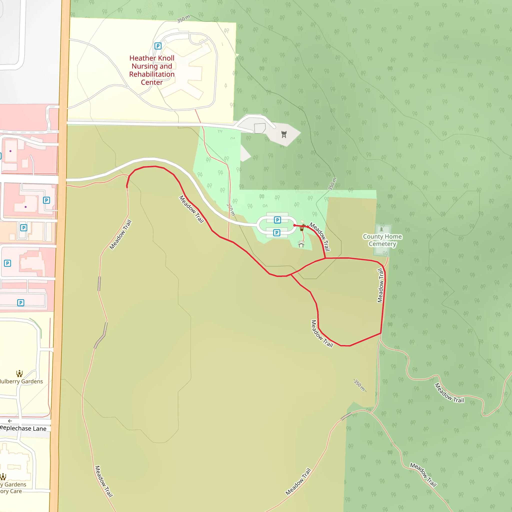 Meadow Loop Trail - Munroe Falls Metropark mobile static map