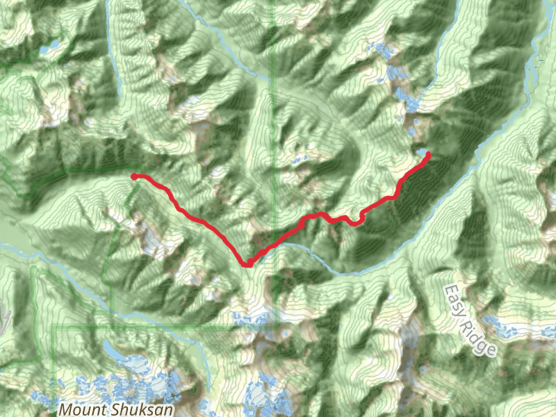 Copper Lake via Hannegan Pass Trail