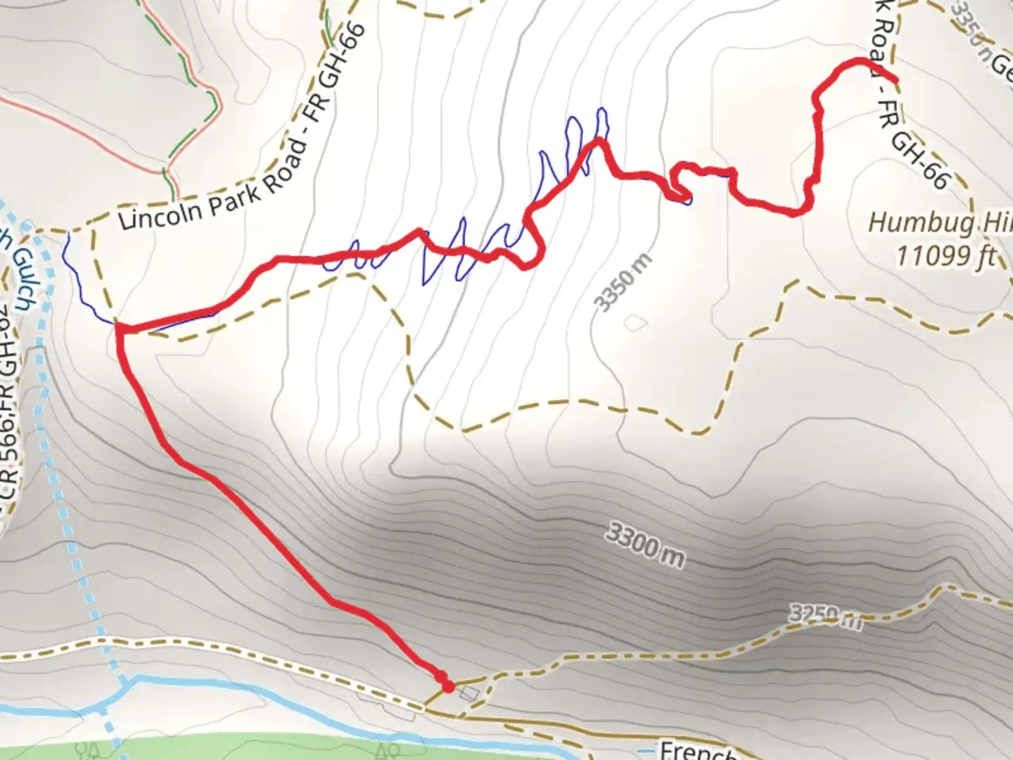 An image depicting the trail Governor King Trail and its surrounding area.