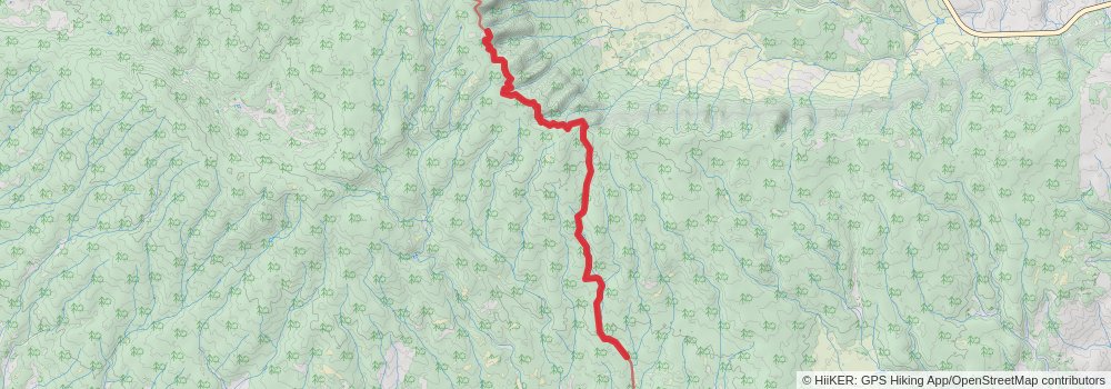 Arizona Trail stage 62 Map