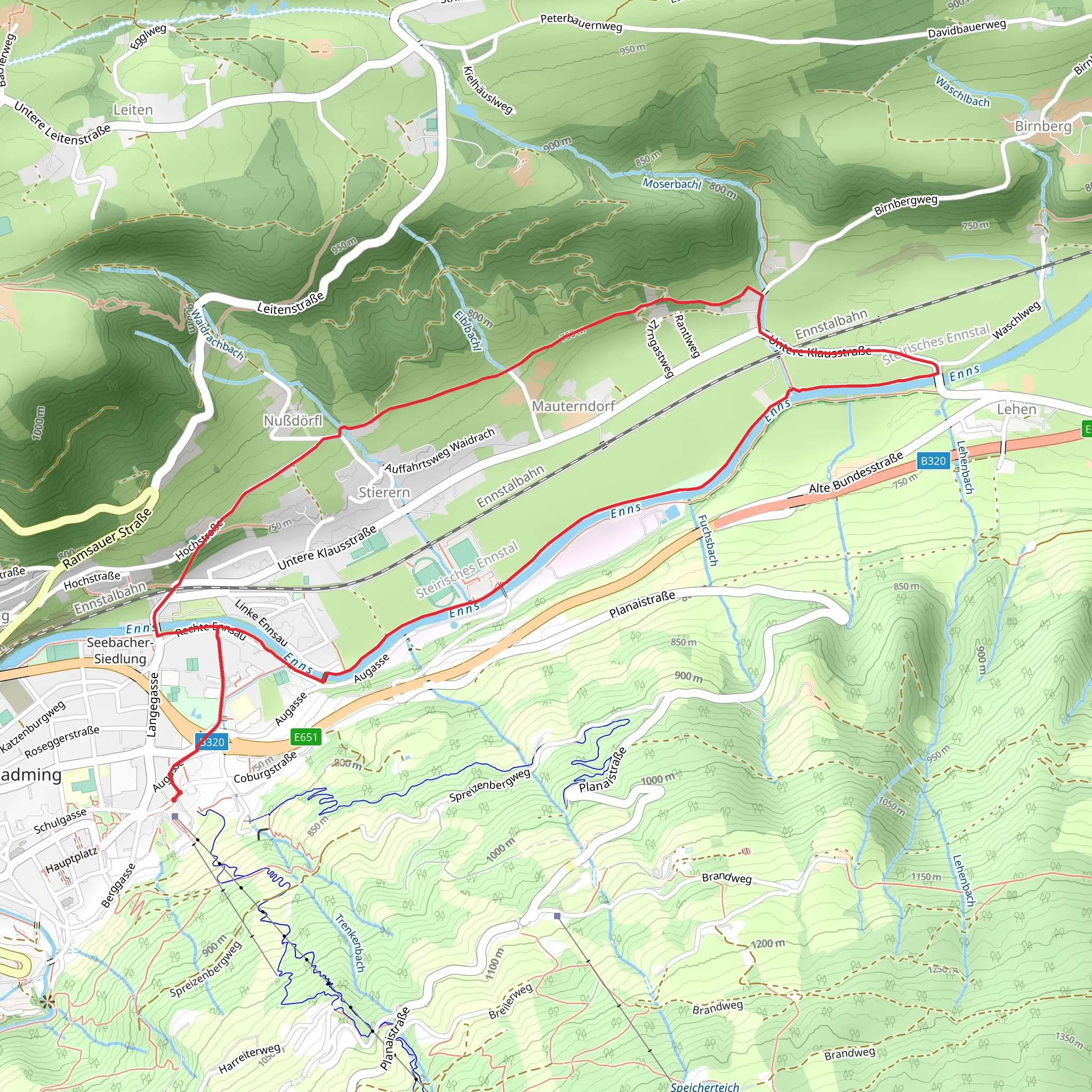 Schladming - Roman Loop Trail mobile static map