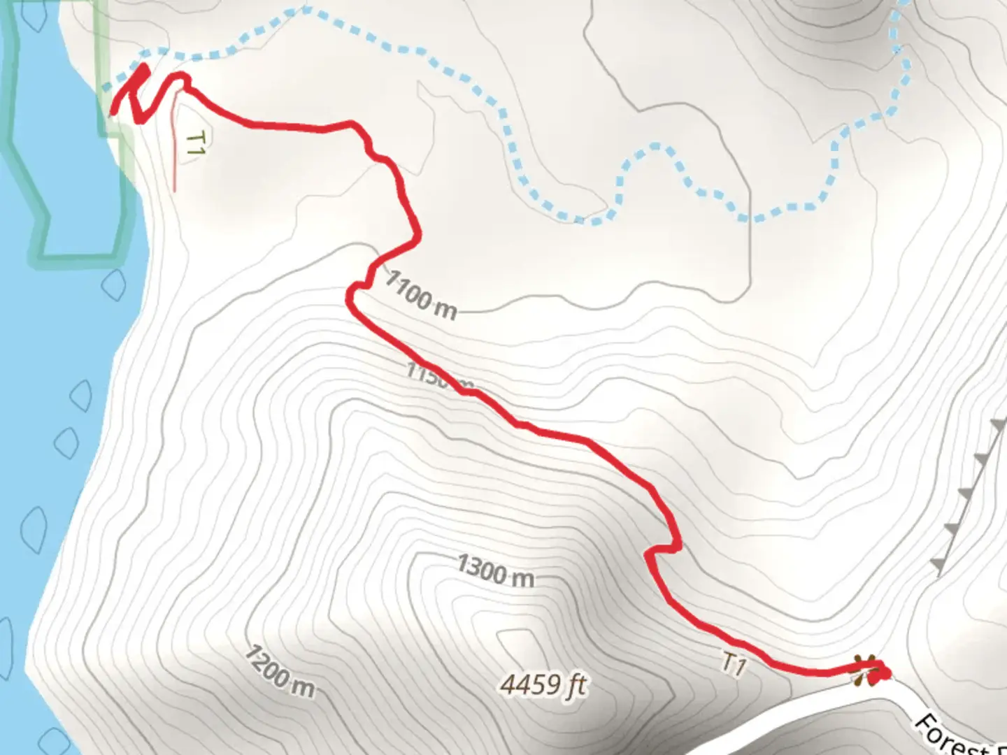 An image depicting the trail Harmony Trail and its surrounding area.