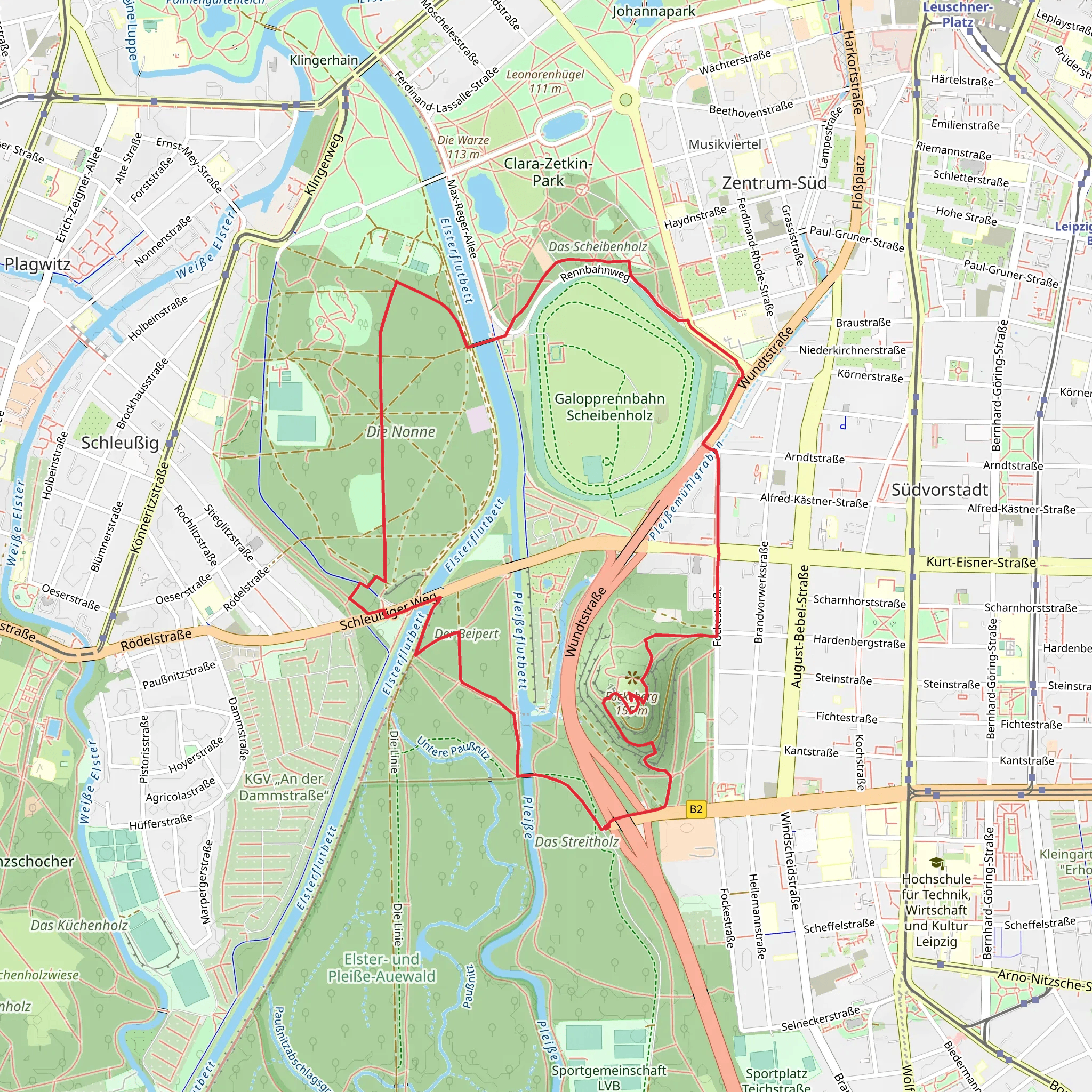 Piesse Loop mobile static map