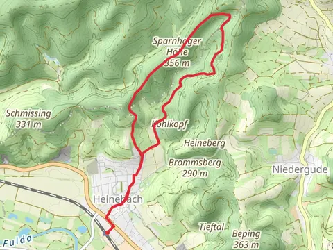 Sparnhagen Hohe via Sparnhagen Tour