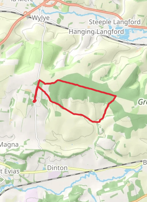 Wiltshire Running mobile static map