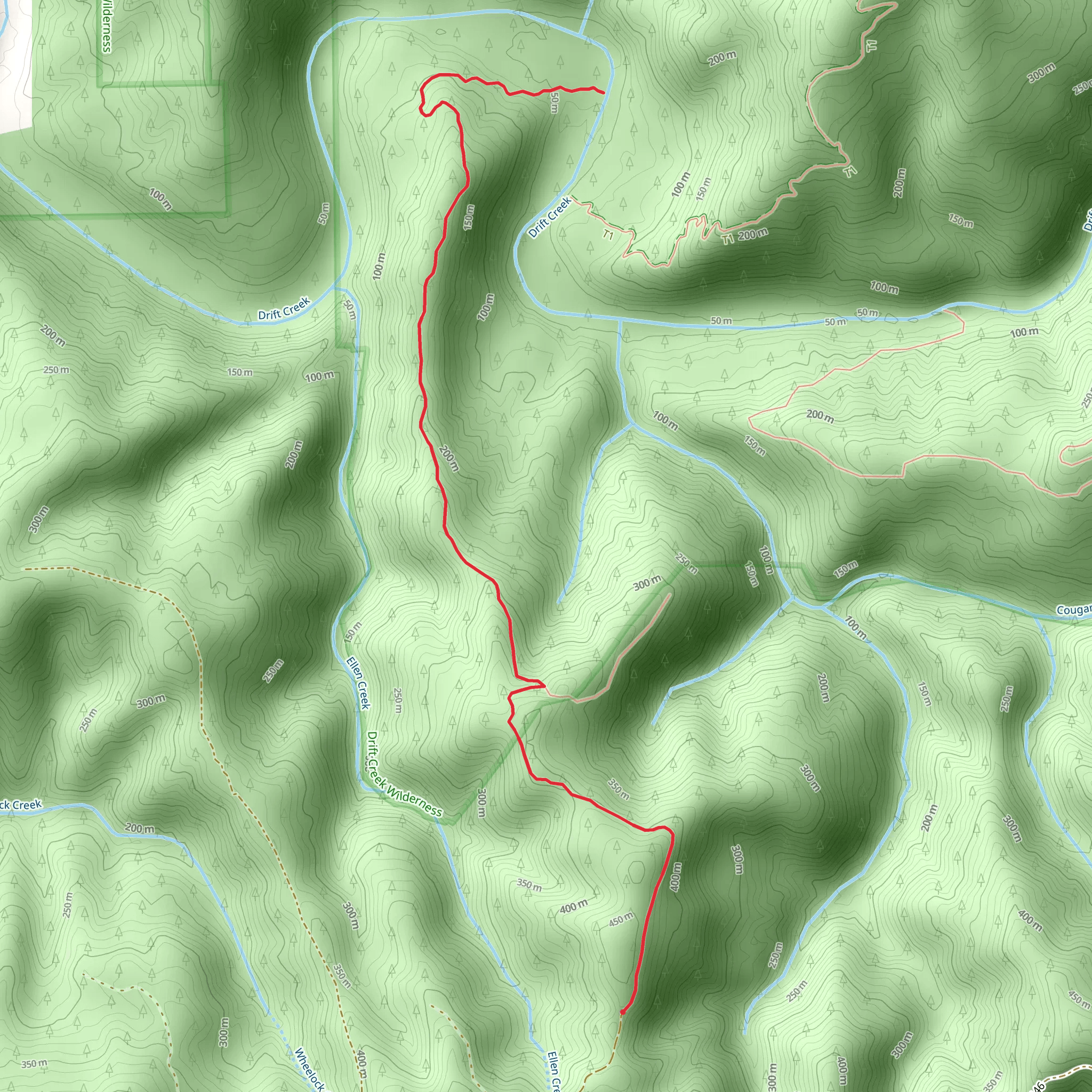Harris Ranch Trail mobile static map