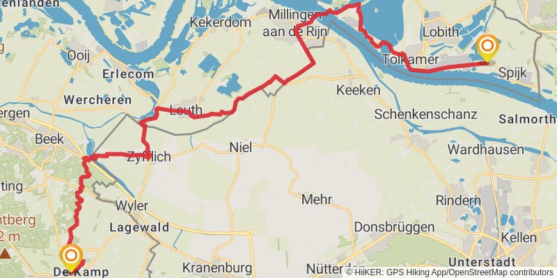 Pieterpad 2 stage 3 Map