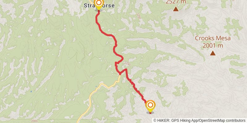 Raspberry and Blue River Trail stage 3 Map