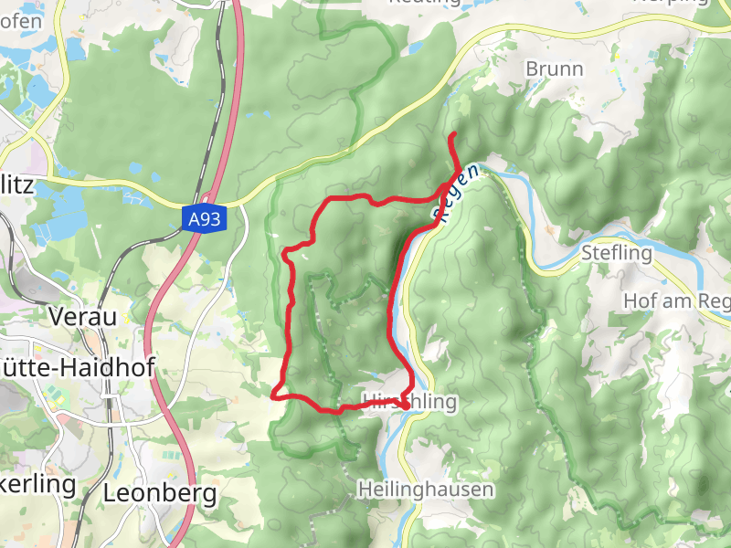 Wichtel Fels, Lurchi Fels, Burgruine Stockenfels and Naturwaldreservat Teufel Gsperr Loop