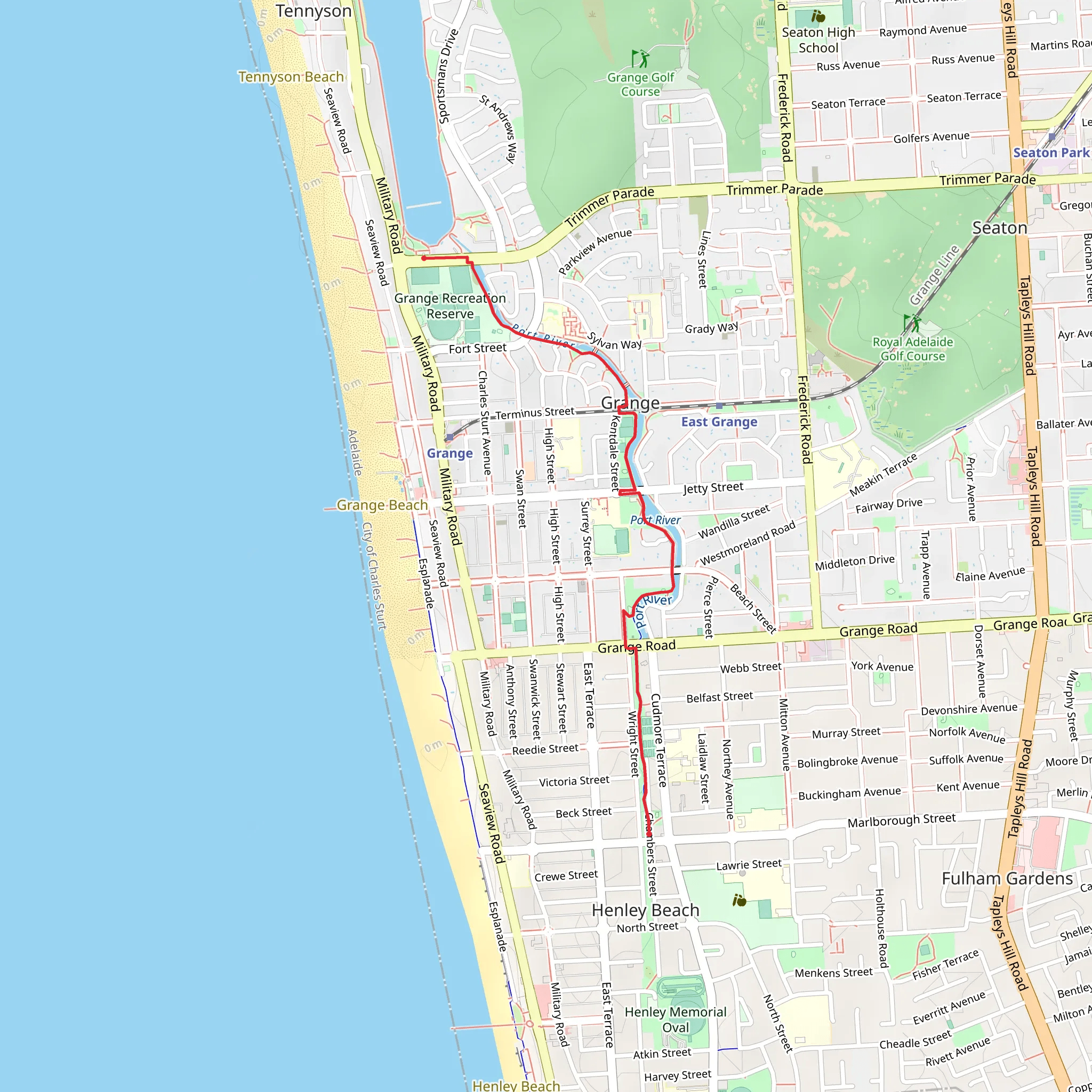 Grange Lake Track mobile static map