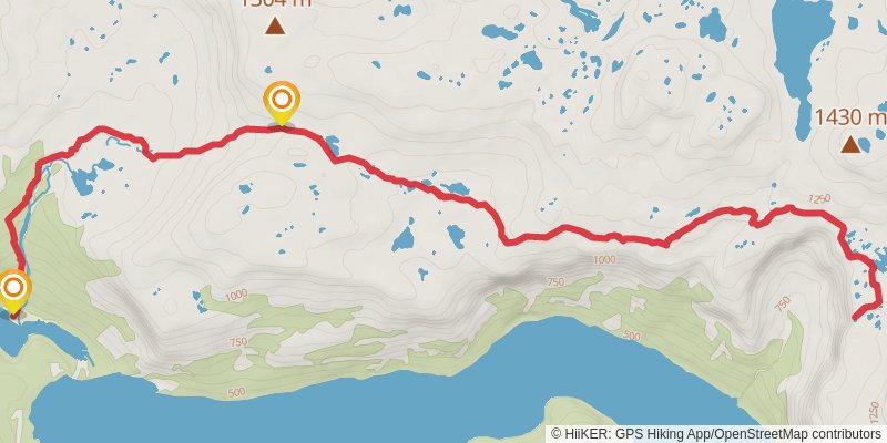 Trolltunga stage 2 Map