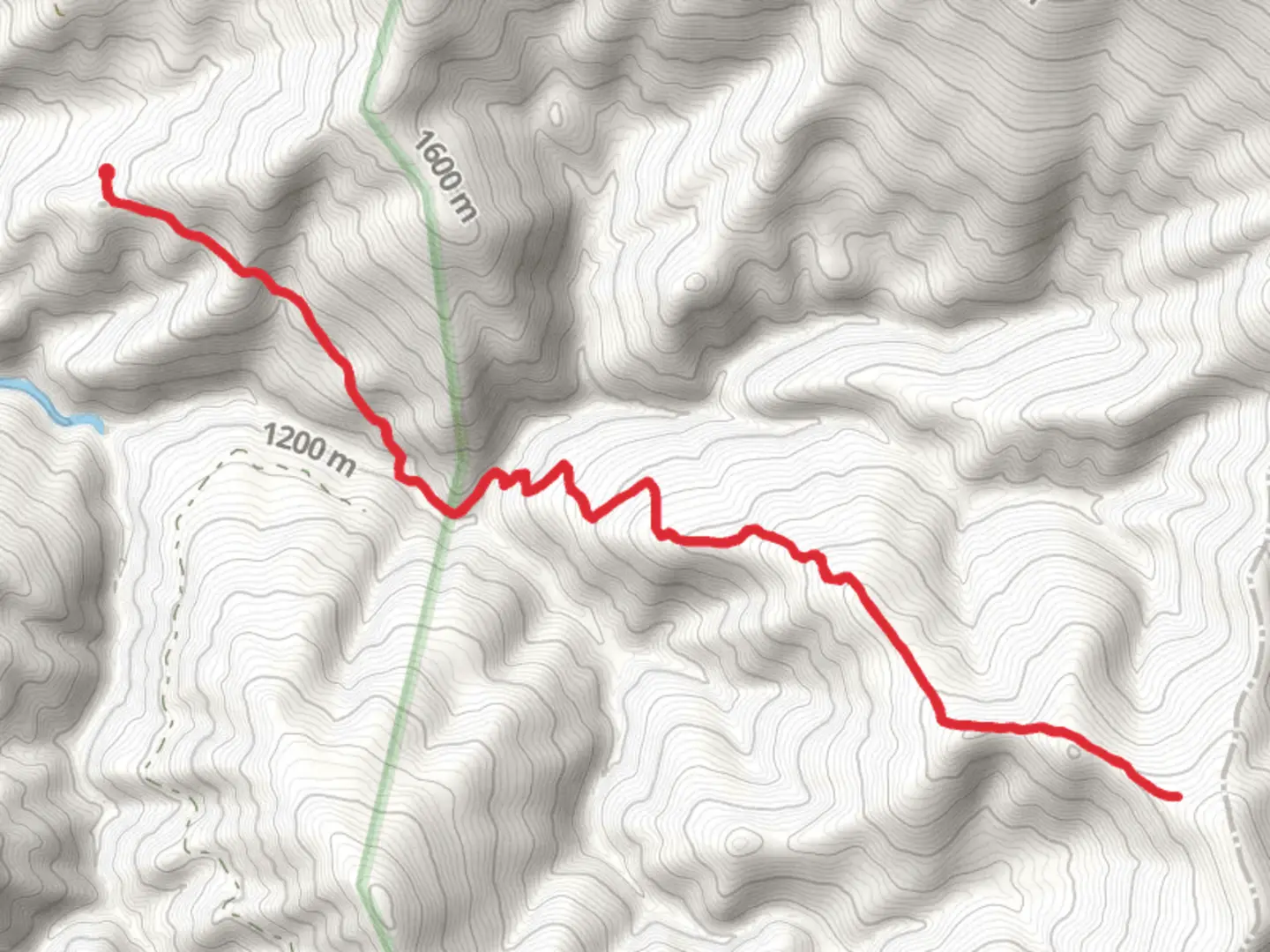 An image depicting the trail Brooks Ridge Trail and its surrounding area.