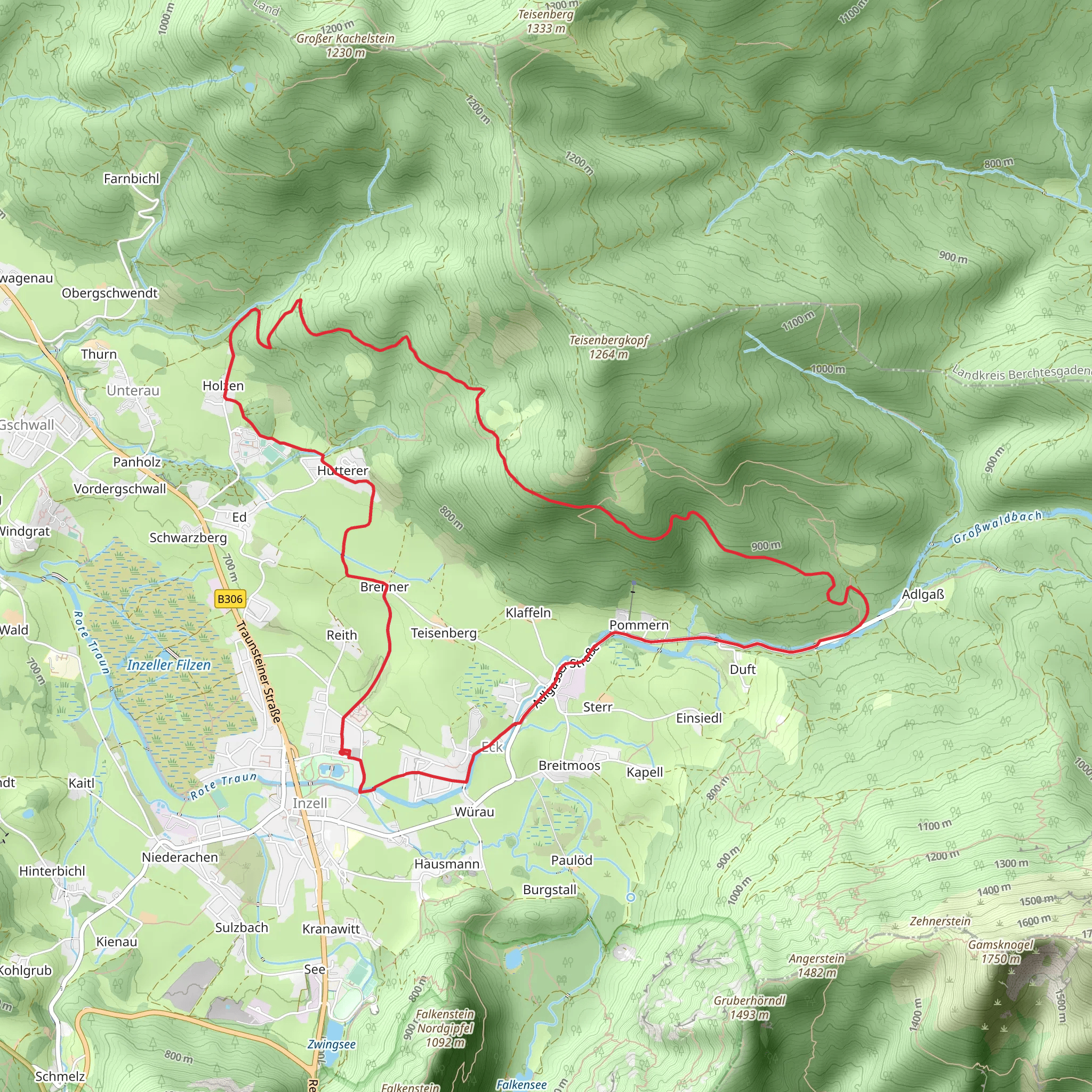 Brenner and Hutterer Loop mobile static map