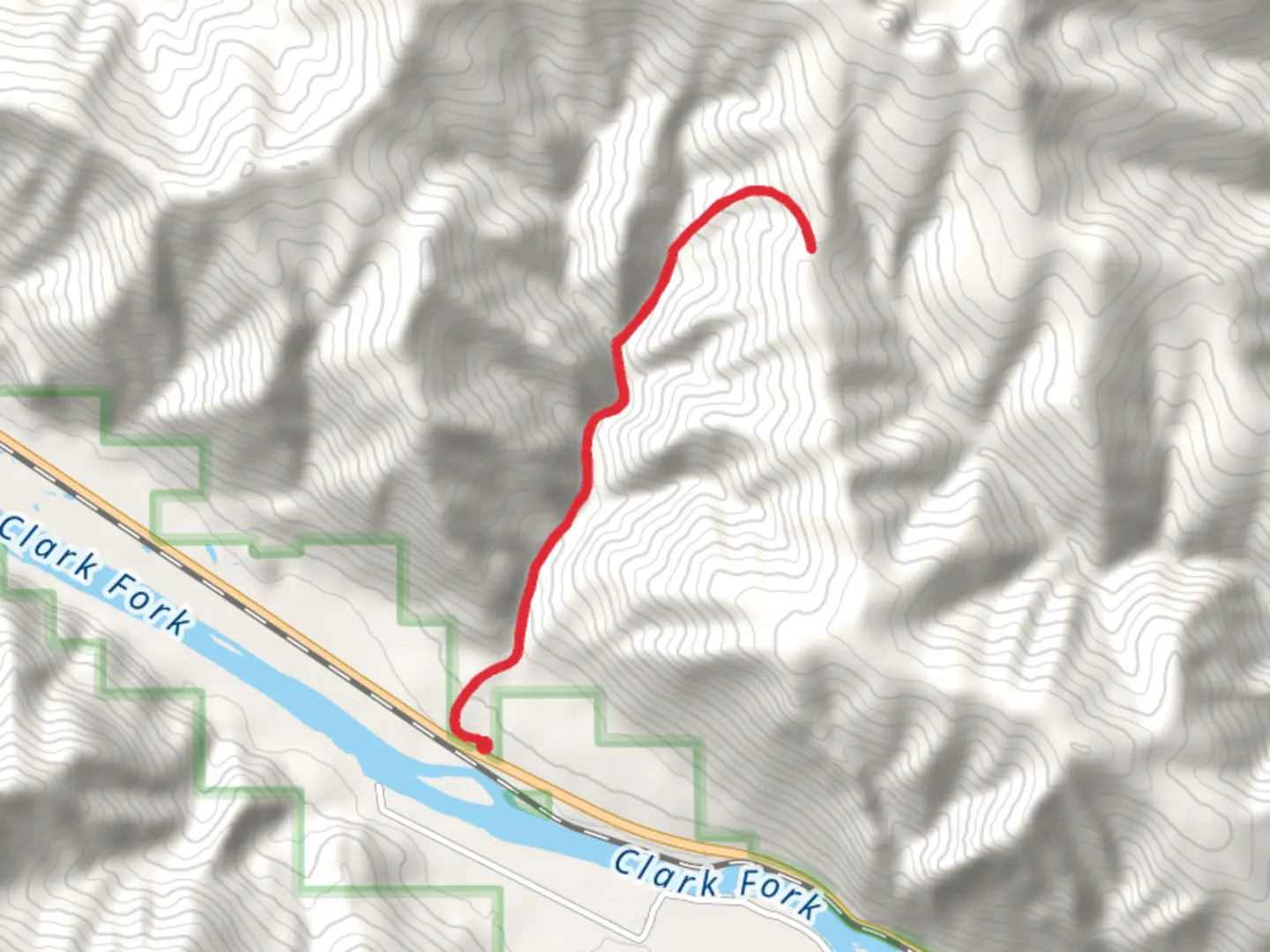 An image depicting the trail Munson Creek Trail and its surrounding area.