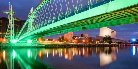 An image depicting the trail The Salford Trail and its surrounding area.