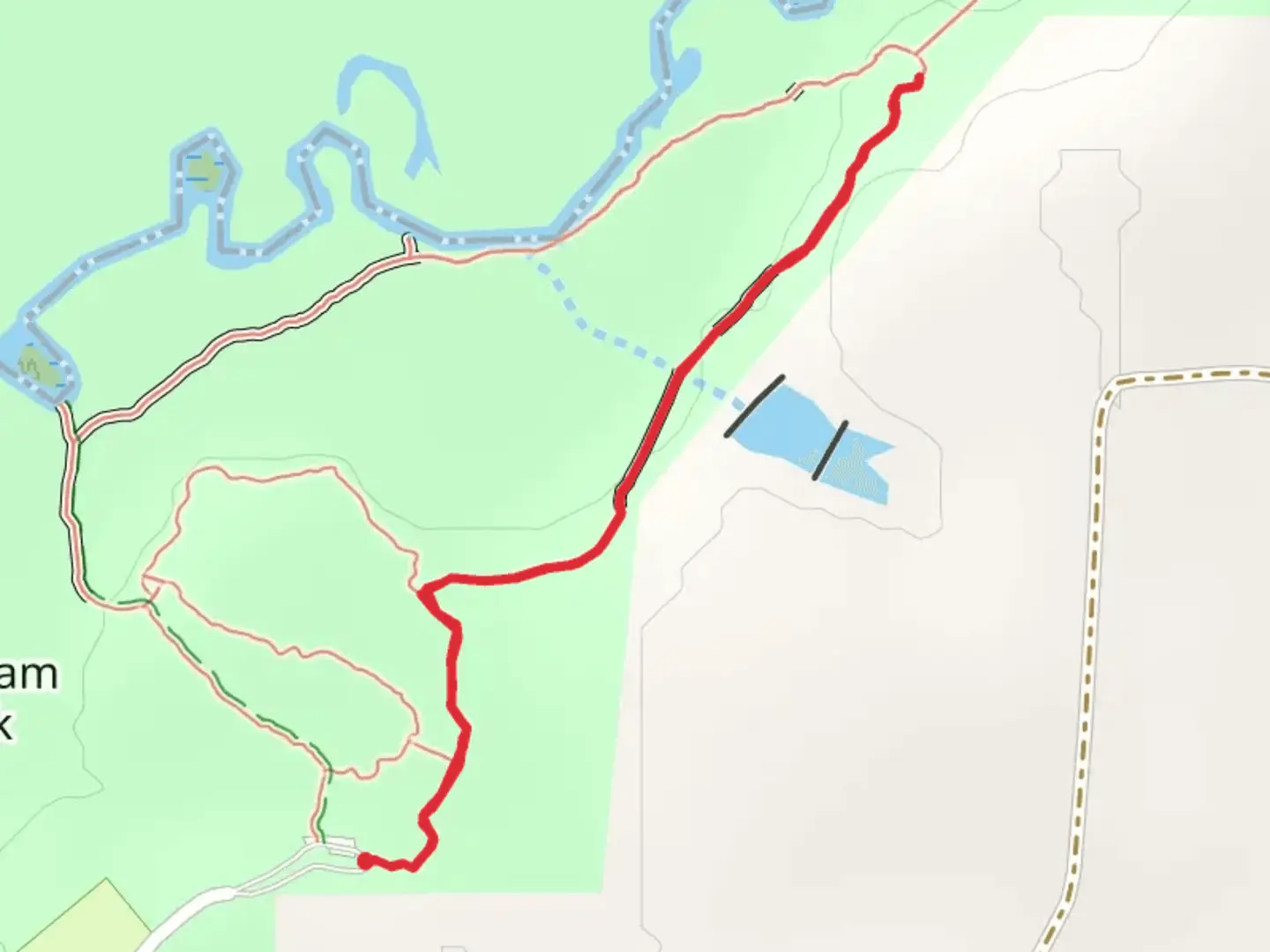 An image depicting the trail Birdwalk Trail and its surrounding area.