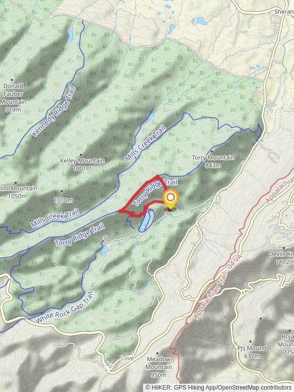 Blue Loop Parking, Torry Ridge and Dam Loop Trail