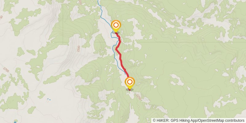 Lamar River Trail stage 2 Map