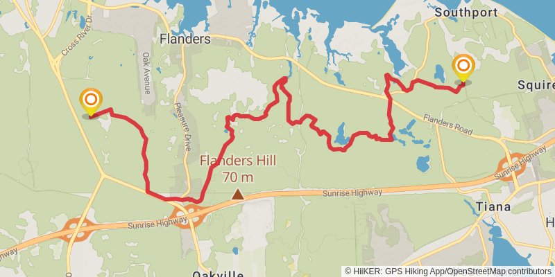 Paumanock Trail stage 7 Map