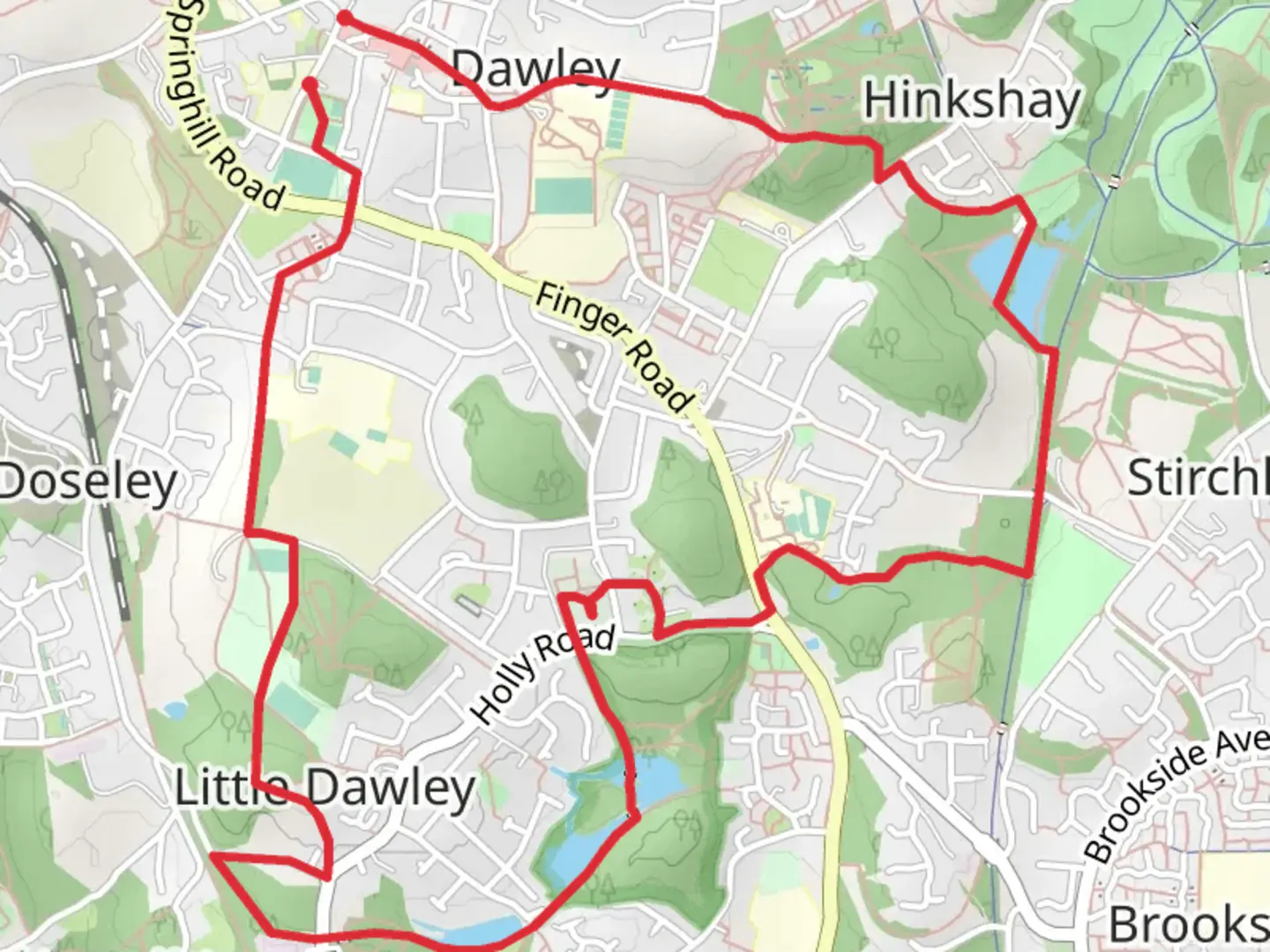 An image depicting the trail Dawley and Little Dawley and its surrounding area.