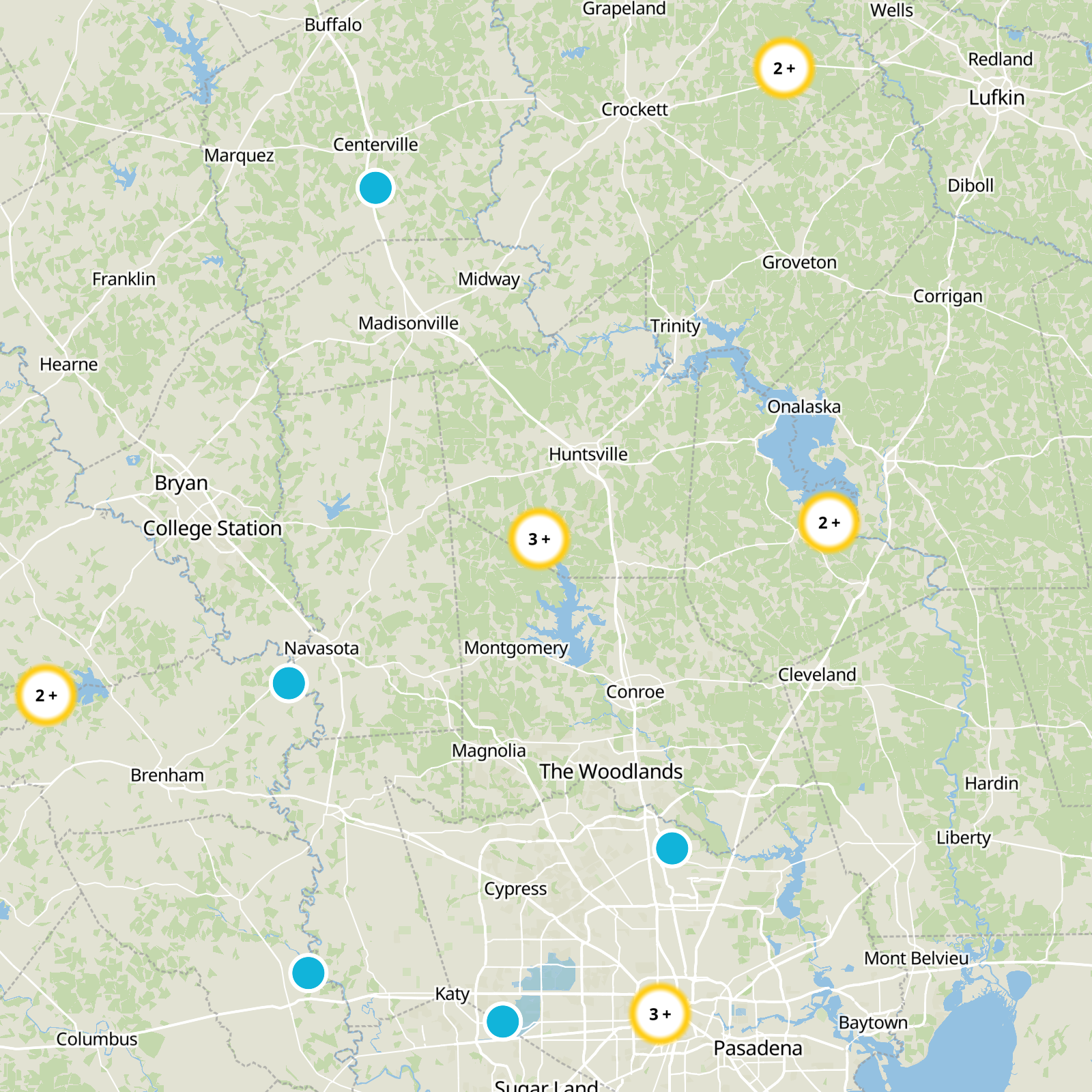 Walker County Static Map