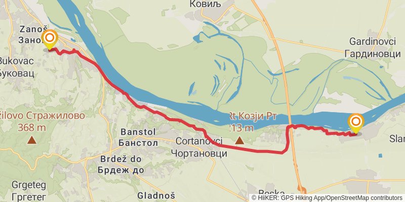 Sultans Trail stage 44 Map