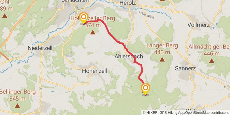 Spessartbogen alt 3 Map
