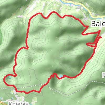 Sankenbachsee, Musse and Ellbachsee Loop mobile static map