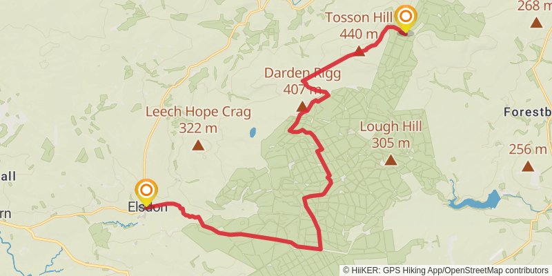 Reiver's Way stage 6 Map