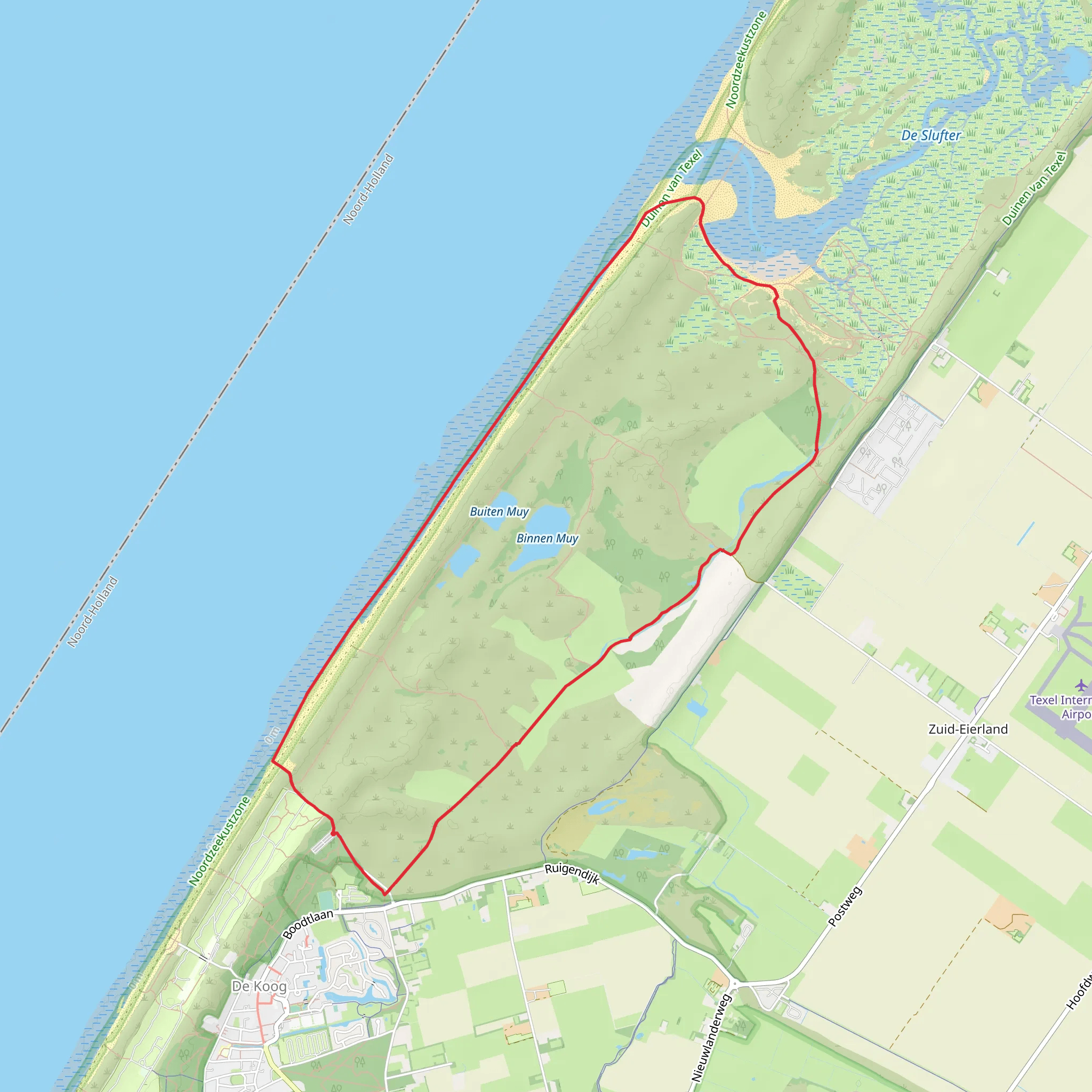 Slufferbollen and De Nederlanden Loop mobile static map
