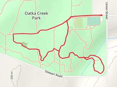 Old Burrell Road, Bluebird Trail and White Tail Loop